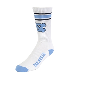 Johnny T-shirt - North Carolina Tar Heels - Throwback Crew Socks (White ...