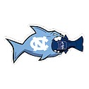 Johnny T-shirt - North Carolina Tar Heels - Small UNC/Duke Rival Fish ...