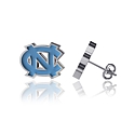 Carolina Blue NC Enamel Post Earrings