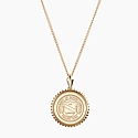 Cavan Gold Seal Sunburst Necklace