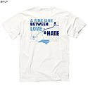 Fine Line Between Love & Hate T (White)