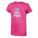 Youth Girls' GRL PWR V-Neck Legend T (Pink)