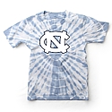 Youth NC Logo Tie-Dye T (CB/White)