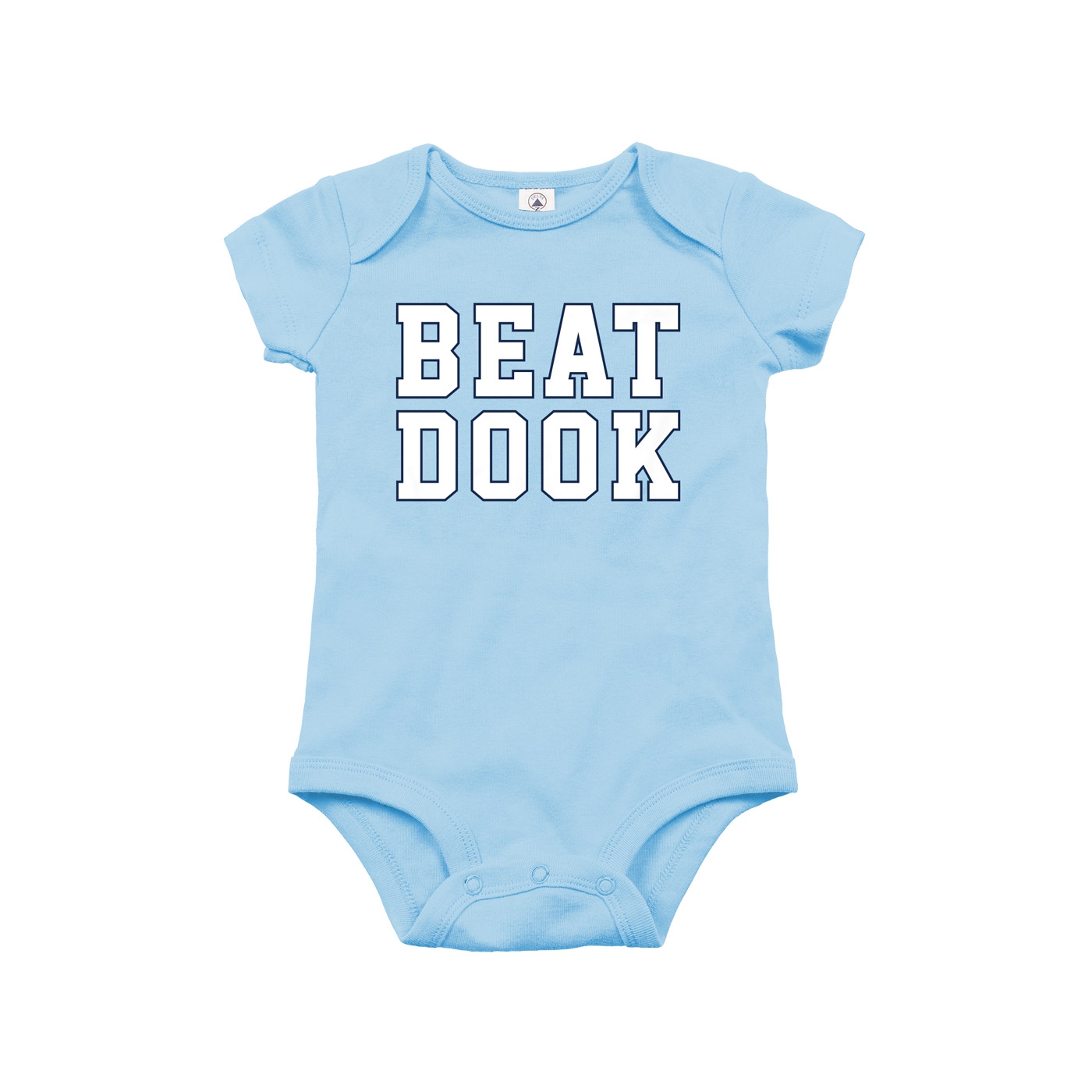 light blue onesie