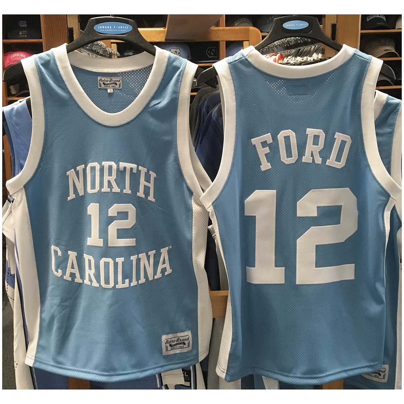 Phil Ford #12 Retro Basketball Jersey 