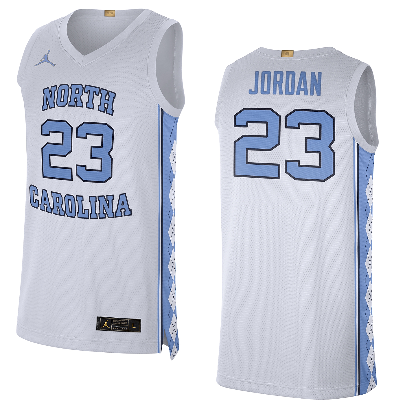 Johnny T-shirt - North Carolina Tar Heels - Youth #23 Jordan