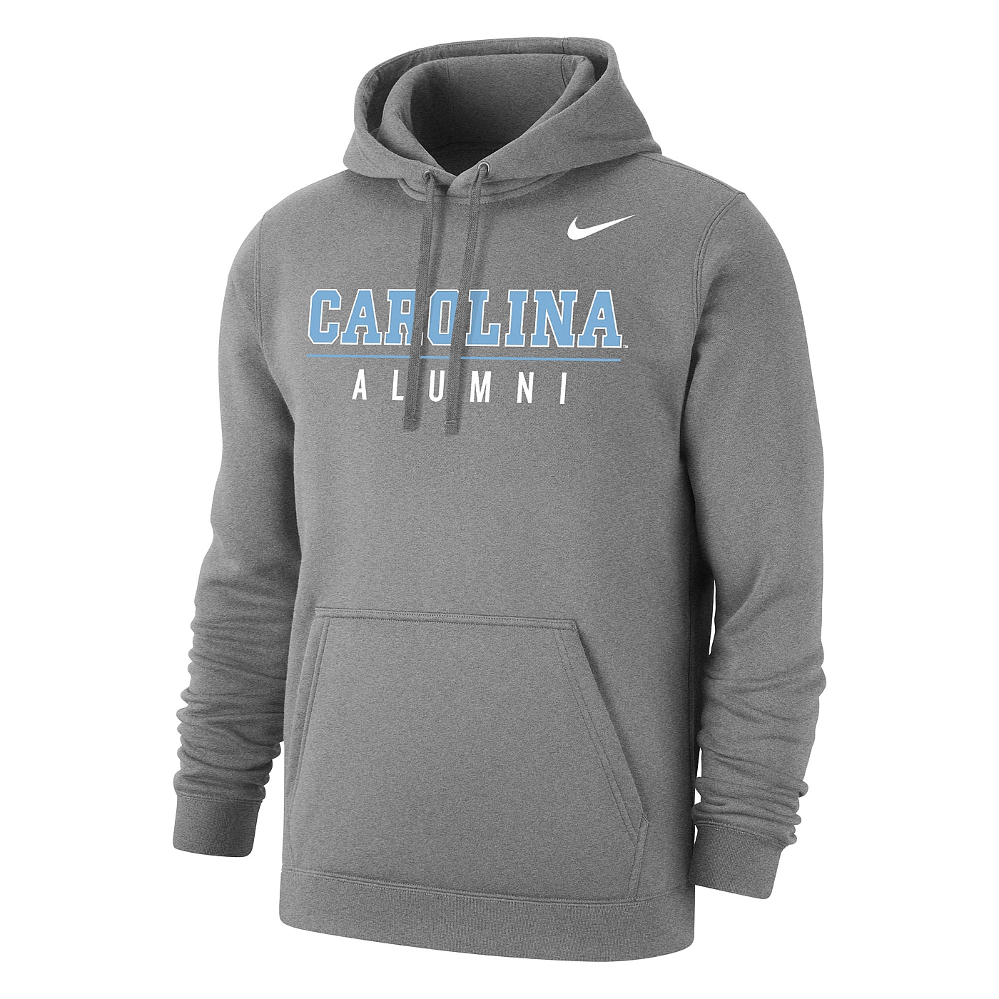 Johnny T-shirt - North Carolina Tar Heels - Nike Carolina Alumni Club Hood  (Grey) by Nike