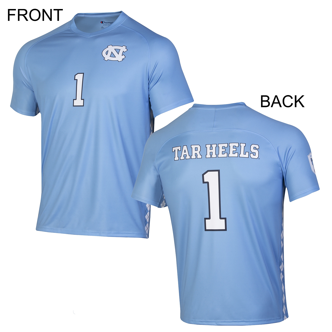 Johnny T-shirt - North Carolina Tar Heels - Practice Shorts (Granite Grey)  by Champion