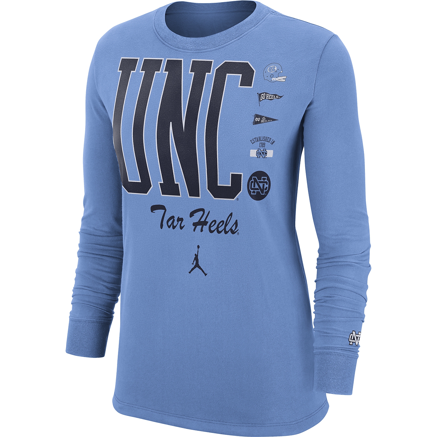 unc women's long sleeve t shirt
