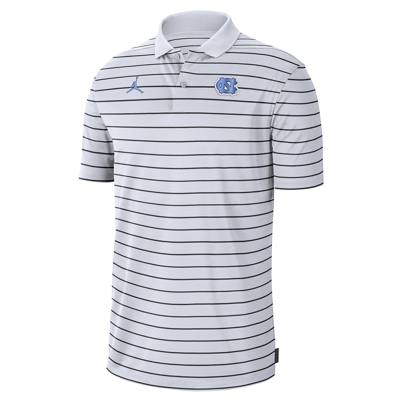 Johnny T-shirt - North Carolina Tar Heels - Nike Victory Stripe Coaches Polo  (White) by Nike