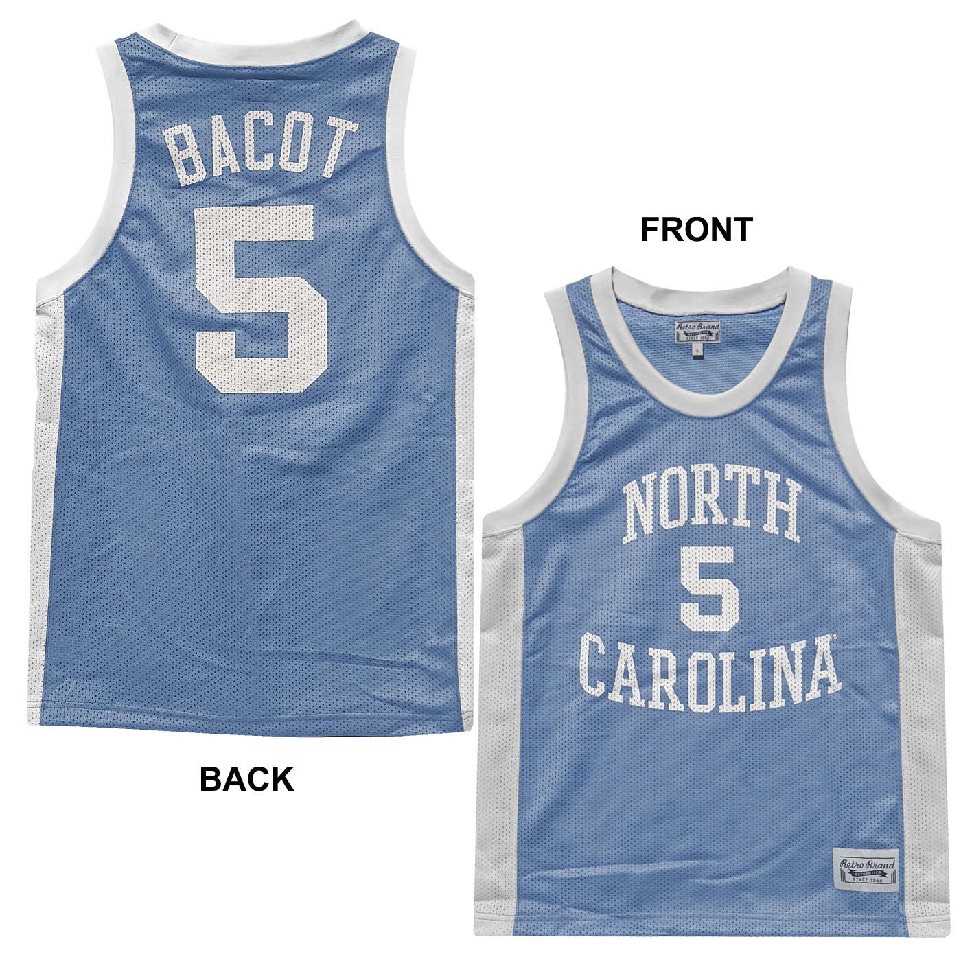 Men's Original Retro Brand Phil Ford Carolina Blue North Carolina Tar Heels Commemorative Classic Basketball Jersey in Light Blue