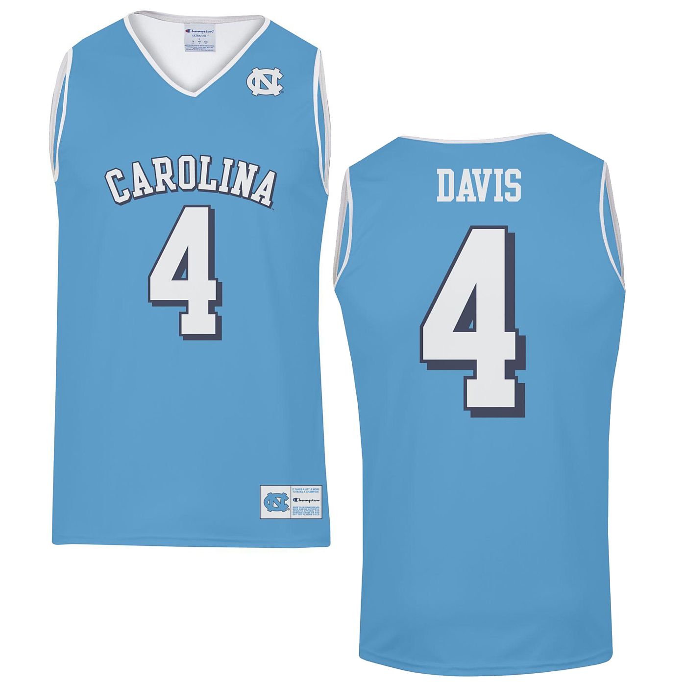 Johnny T-shirt - North Carolina Tar Heels - Youth RJ Davis #4